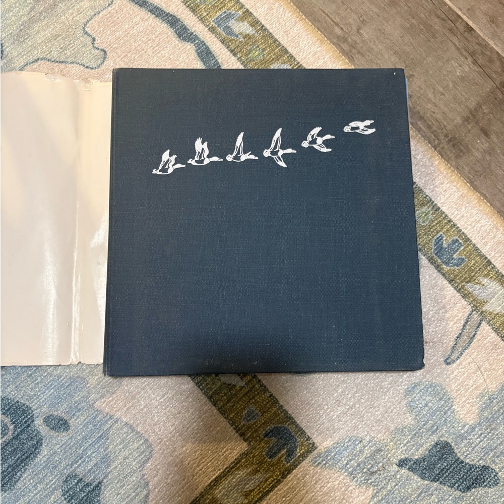 Waterfowl decorative book with duck design